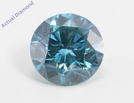 Round Loose Diamond (1.03 Ct Blue(Irradiated) Vs2(Enhanced) Clarity) IGL - £966.73 GBP