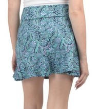 NWT TOMMY BAHAMA BELAIR PAISLEY Teal Navy Golf Tennis Ruffle Hem Skort S M L XL image 2