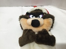 Vintage TAZMANIAN DEVIL Plush Christmas Stocking Warner Brothers 1991  23 inches - £14.70 GBP