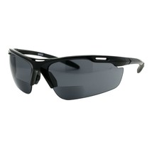 Bifocal Reading Sunglasses Mens Half Rim Wrap Around Sporty Reader UV 400 - £9.49 GBP+