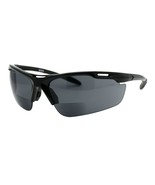 Bifocal Reading Sunglasses Mens Half Rim Wrap Around Sporty Reader UV 400 - £9.34 GBP+