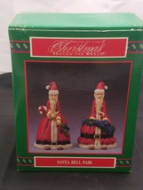 House of lloyd christmas around the world Santa Bell Pair 2 In Gift Box Retired - £7.92 GBP