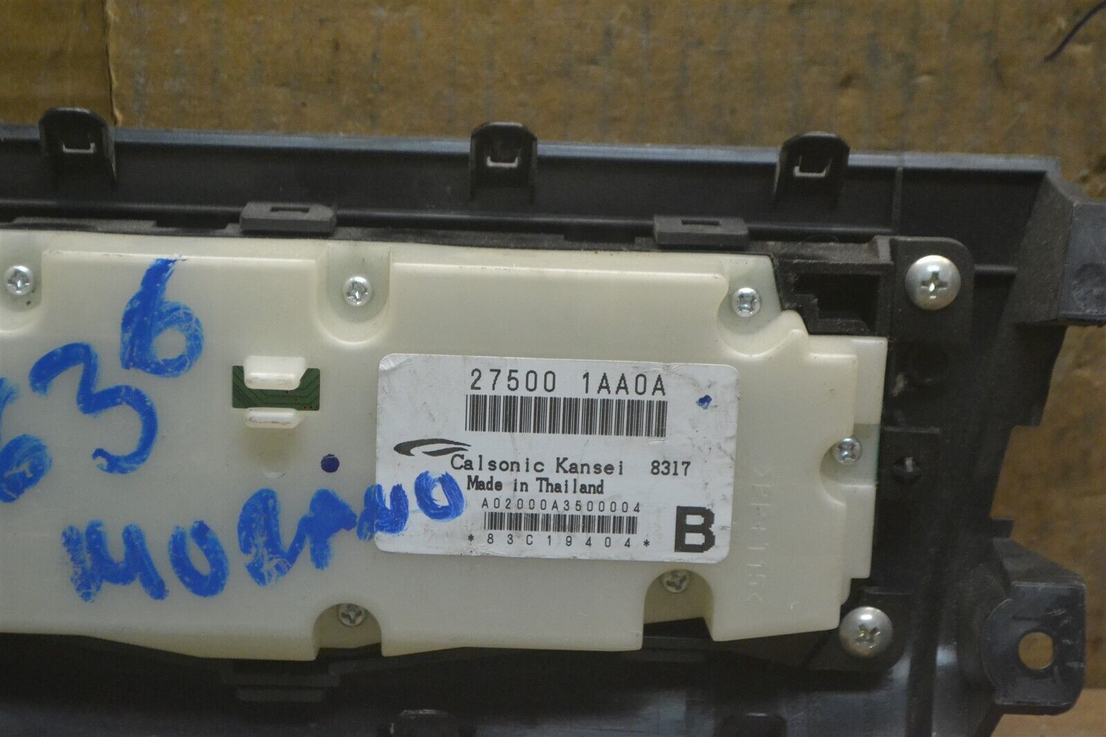 2009 Nissan Murano Ac Heater Temperature Climate 275001AA0A Control 821-BX9-Z2 - $11.99