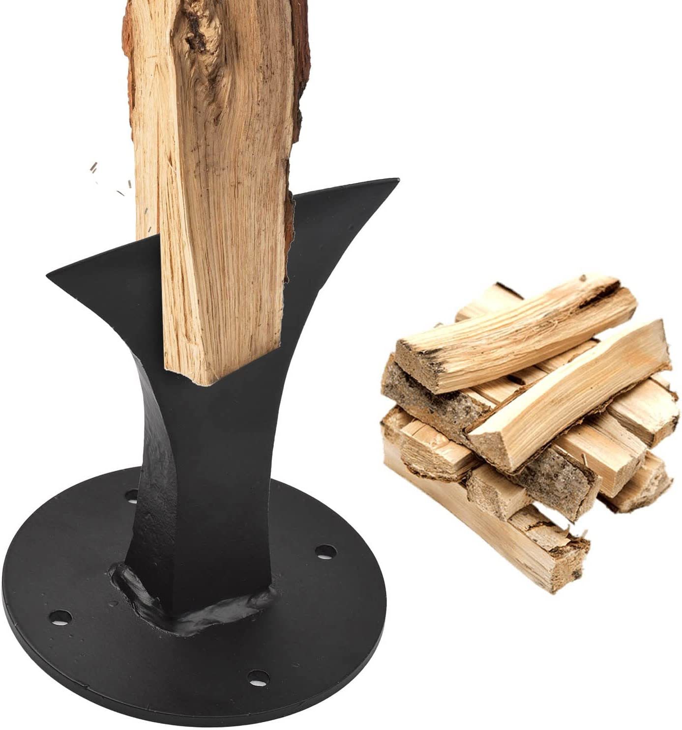 Atyhao Firewood Kindle Splitter, Quick Wood Wedge Splitter Heavy Duty, B... - $39.99