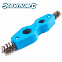 INTERNAL/EXTERNAL PIPE CLEANER &amp; DEBURRER Wire Copper Pipe Brush Deburr ... - $10.70