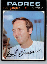 1971 Topps 383 Rod Gaspar  VG-EX San Diego Padres - $2.99