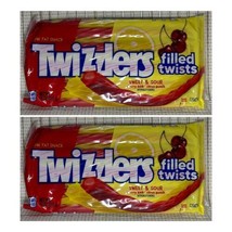 2 X Twizzlers Filled Twists Sweet Sour Cherry Kick Citrus Punch Licorice 11oz Ea - £15.48 GBP