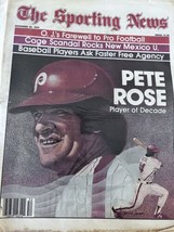 The Sporting News Pete Rose Philadelphia Phillies OJ Simpson December 29 1979 - £11.48 GBP