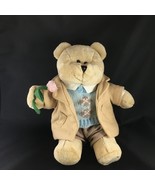 Starbucks Bearista 45th Edition Valentines Boy with Flower 2006 - £10.29 GBP