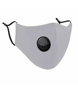 Gray Team Mask w/Vent Valve - Head Accessory - Fan Gear - £3.16 GBP