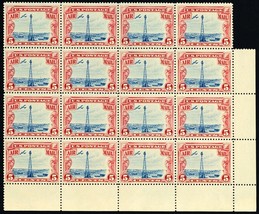 C11, Mint VF NH 5¢ Block of 16 Stamps Cat $160. ** Stuart Katz - £70.00 GBP