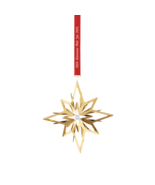 2024 Georg Jensen Christmas Holiday Ornament Gold 18Kt Brass Star Mobile... - $79.84 CAD