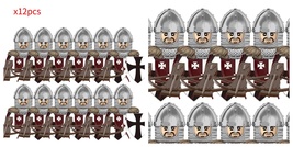 Medieval Knights of Jerusalem Tripoli Castle Figures Soldiers Horse Military #07 - $36.99