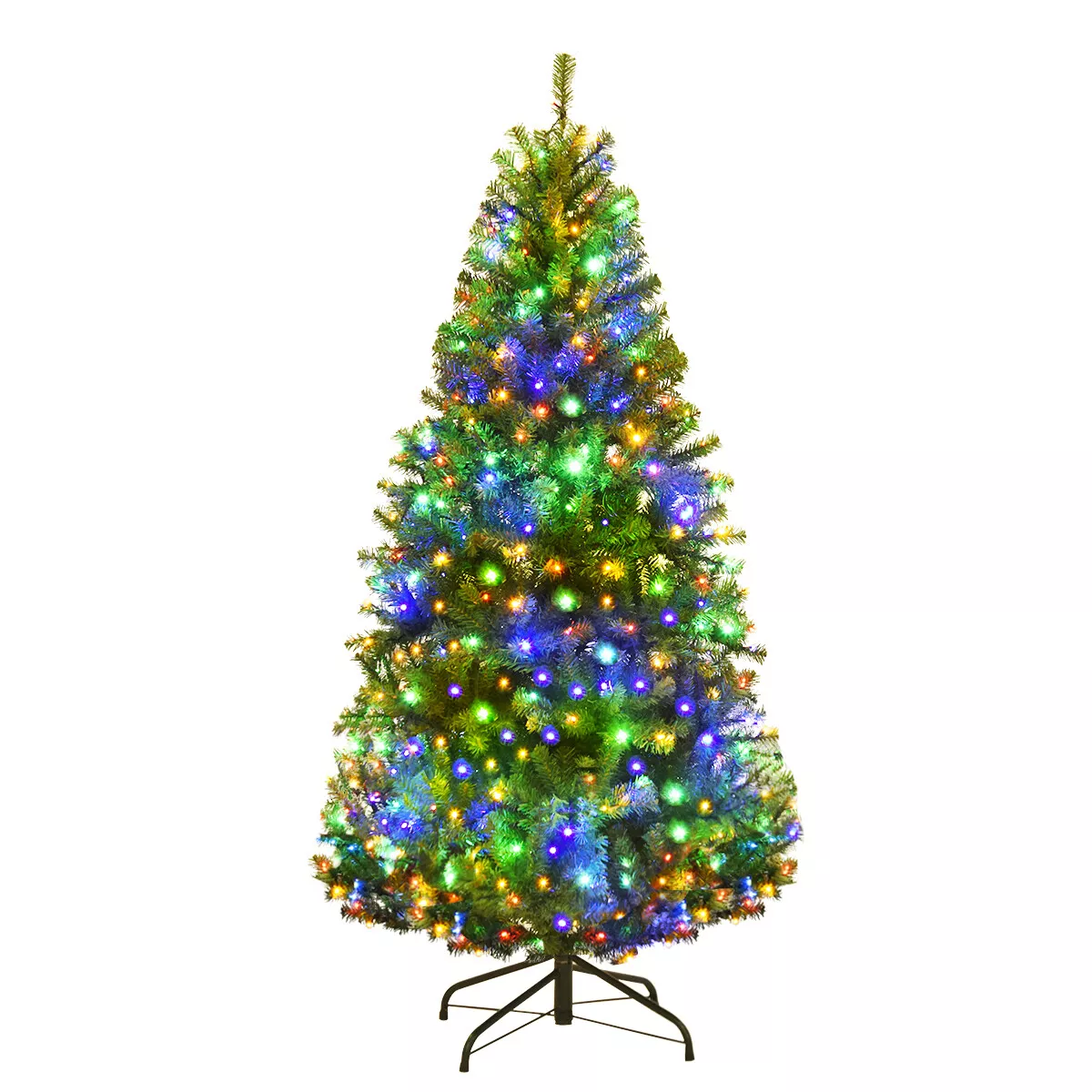 4&#39; Pre-Lit Artificial Christmas Tree Premium Hinged w/100 LED Lights &amp; S... - £77.23 GBP