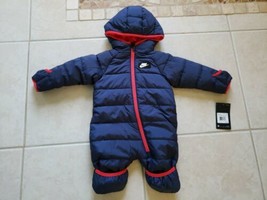 NWT Boys Nike Midnight Navy Snowsuit Size 3 Months - £51.94 GBP