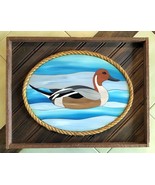 PINEYBROOK CRAFTS Rustic Wooden Water Duck Mosaic Hanging Wall Art (16 x... - $24.40