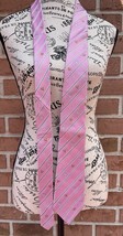 Men&#39;s Colorata Animal Pink W/Fish &amp;Coral Made In Japan Silk 58&quot; 3.25&quot; Ne... - $52.00