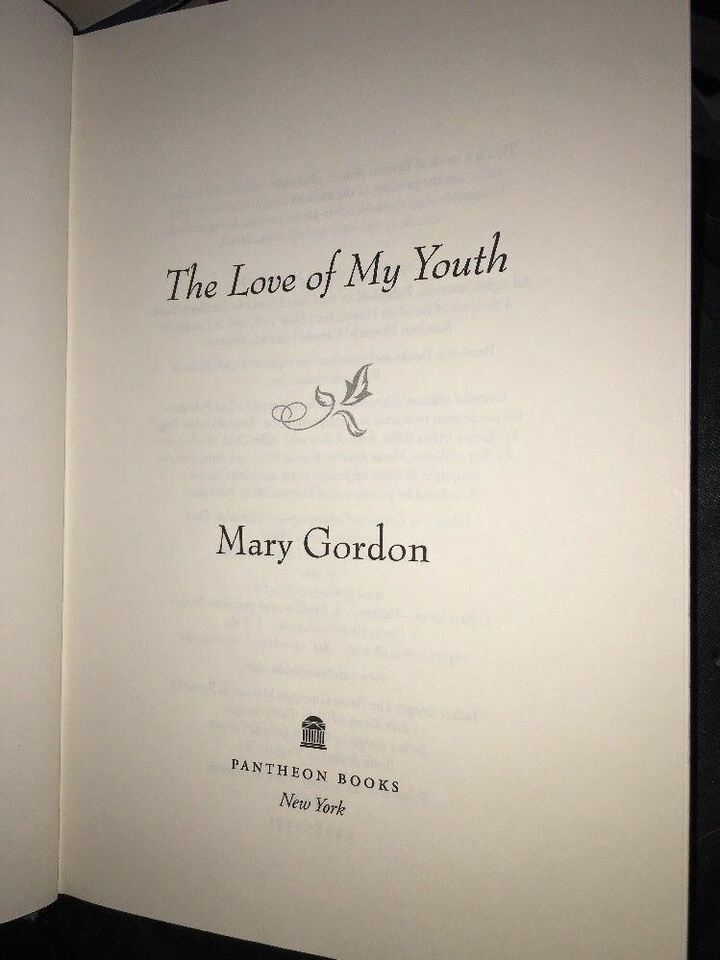 The Love of My Youth: A Novel by Gordon, Mary First Edition Item image 2