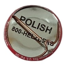 Polish Translation Helzberg Diamonds I Am Loved Red Pin - Small Quarter Size - £9.26 GBP