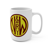 Vintage Norfolk and Western Railway Railroad Coffee Mug 15OZ - Retro Tra... - $9.49