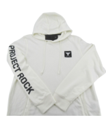 Under Armour UA Project Rock Terry Hoodie Mens Size Medium Ivory NEW 137... - £39.07 GBP