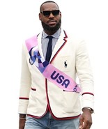 Paris 2024 Olympics Lebron James White Blazer - $149.99