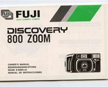 Fuji Discovery 800 Zoom Camera Instruction Manual Guide  - $11.88