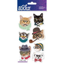 Sticko Stickers-Hipster Cats - £11.50 GBP