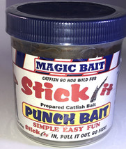 Magic Bait Catfish Go Hog Wild Stick It Punch Bait 13 oz (368 g)RARE-NEW... - $22.65