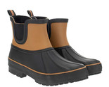 Chooka Ladies Size 7 Chelsea Rain Duck Boot, Brown - Black - $29.99