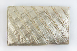 Nice Vintage Hand Made La Regale Gold Clutch Shoulder Bag Purse - £11.86 GBP