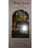 Vintage Michie Tavern ca.1784 Charlottesville Virginia Brochure - $4.10 CAD