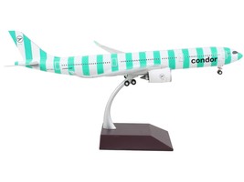 Airbus A330-900 Commercial Aircraft &quot;Condor Airlines&quot; White and Green Striped &quot; - £137.72 GBP