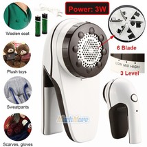 Rechargeable Fabric Shaver Lint Remover Fuzz Sweater Clothes Pill Fluff ... - $38.99