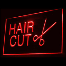 160007B HAIR CUT Barber Shop Scissors Mirror Brush Conditioner Comb LED Light Si - £17.57 GBP