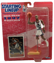 GRANT HILL - Detroit Pistons - Kenner Starting Lineup SLU 1997 NBA Figur... - $9.23