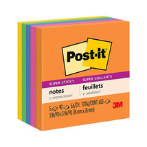 Post-it Super Sticky Notes 76x76mm (5pk) - Rio De Janiero - $24.34