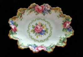 Paragon Tapestry Rose English Bone China Scalloped Trinket Dish/Nut Dish - $39.99