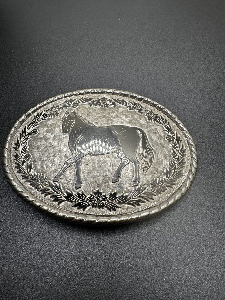 Vintage Horse Belt Buckle Made in USA - $9.50