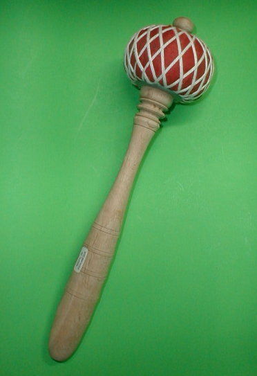 Gong  LARGE Teak Wood STRIKER MALLET Music Percussion 11" Long top quality - $65.99