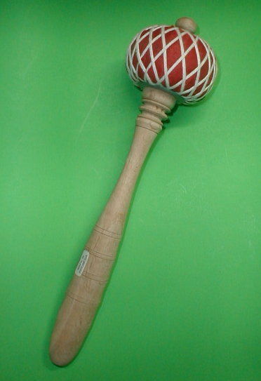 Gong  LARGE Teak Wood STRIKER MALLET Music Percussion 11" Long top quality