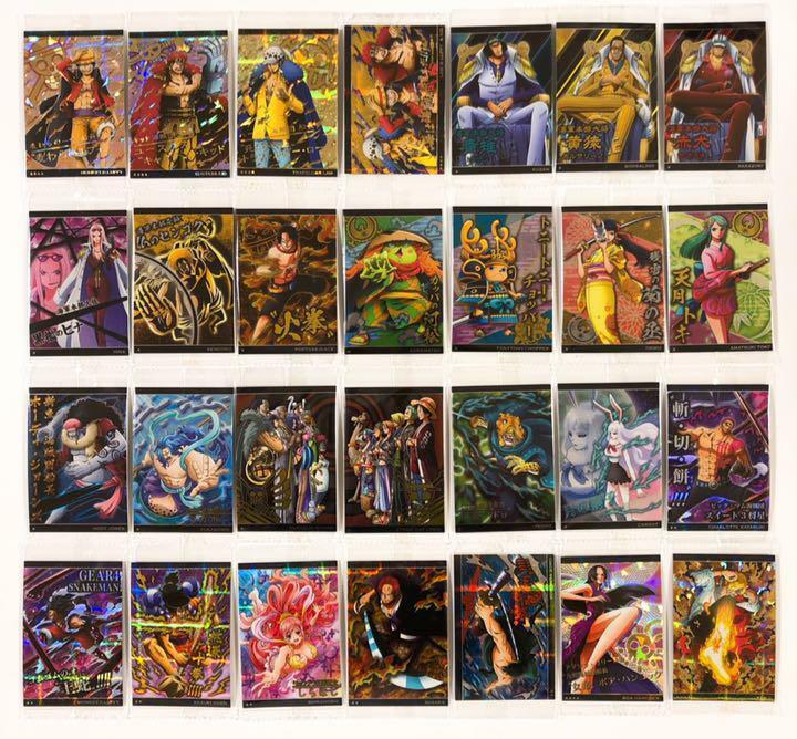  One Piece BANDAI Wafer 9 Counterattack Signal Full Complete set 28 Cards - £78.33 GBP
