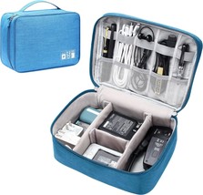 Electronics Organizer Travel Universal Cable Organizer Bag, And Power Ba... - £28.24 GBP