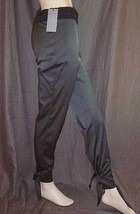 Alberta Ferretti Beaded Silk Black Stretch Satin Pants 42IT 8/10 NWT - £343.72 GBP