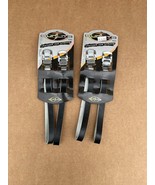 Cycling - 2 sets Bicycle Sunlite Leather Toe Straps 420mm long- black 96285 - $297.80 MXN