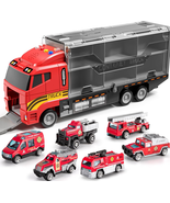 Toddler Toys for 3-9 Years Old Boys Die-Cast Emergency Fire Rescue Vehic... - $805.54 MXN