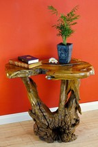 Teak Solid Wood Console Table Teakwood Root Wood Sideboard Consoles Dining Table - $627.82