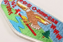 Vtg Mi-Gi-Si O-Paw-Gan 162 OA Order Arrow WWW Boy Scouts of America Flap Patch - £9.17 GBP