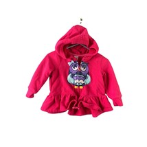 Cuddle Bear Girls Infant Baby Size 12 Months Zip Up Hoodie Jacket Sweats... - $7.91