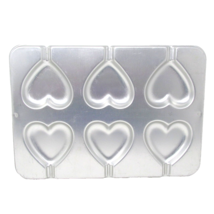 Hearts Cookie Pan Pop 6 Wells Wilton 2105 8104 Love Wedding Shower Valen... - $10.82